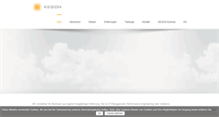 Desktop Screenshot of kegon.de